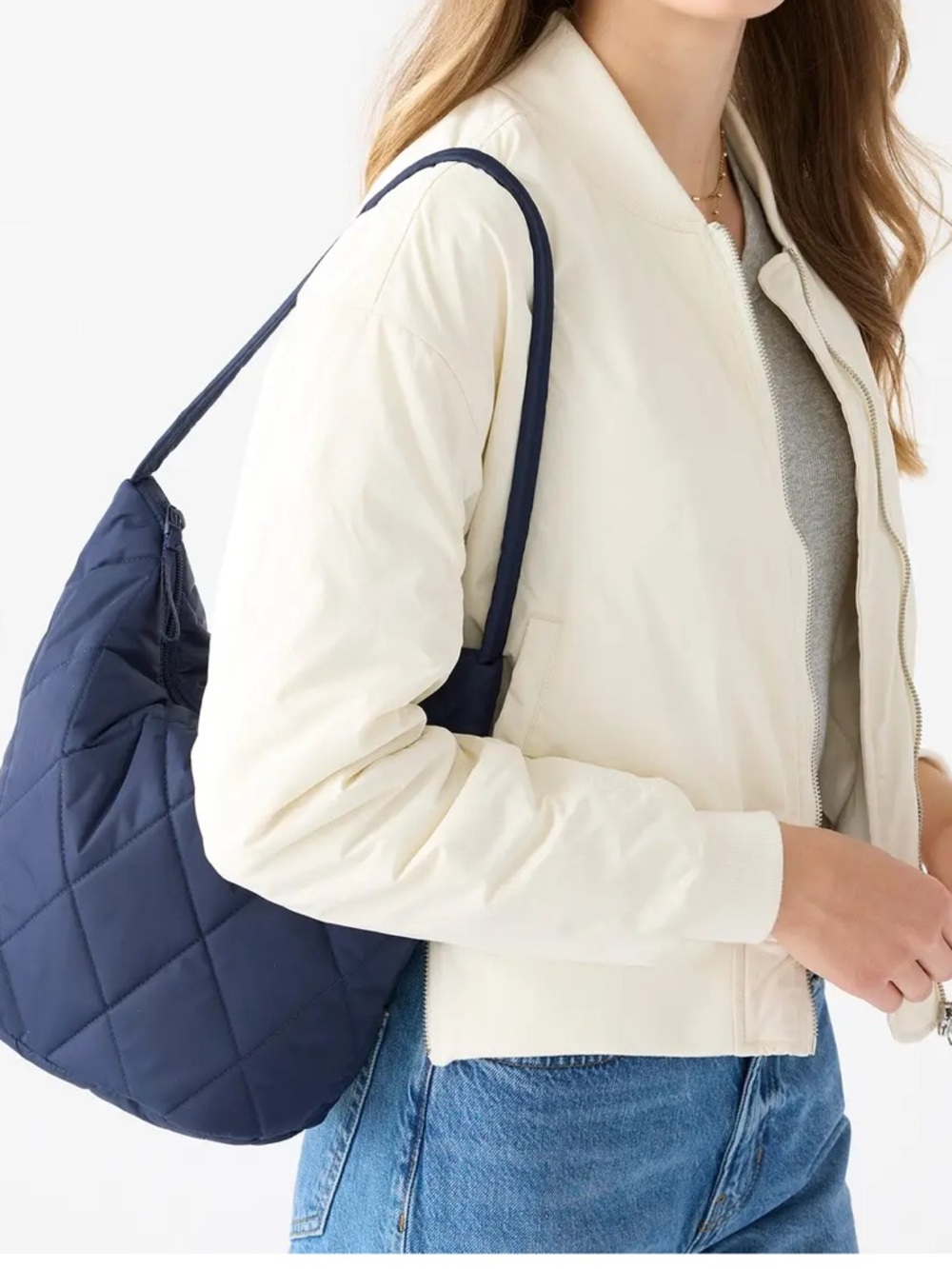 Red quilted shoulder bag - Picture 8 of 8